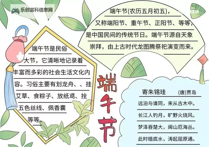 最简单端午节手抄报设计指南及精彩内容呈现图1