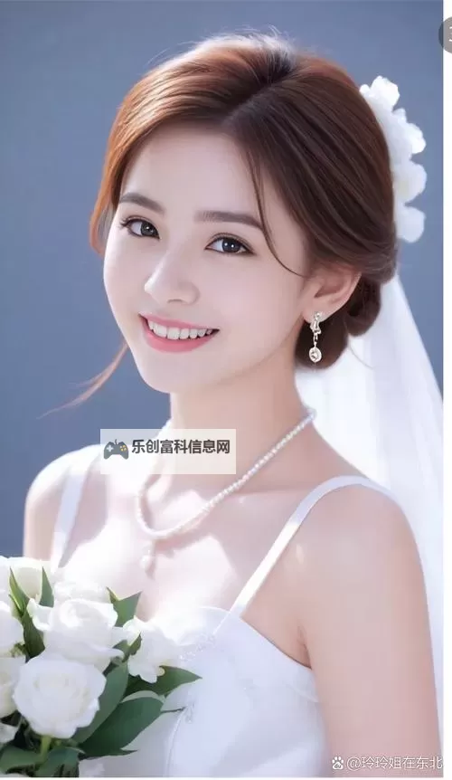 新娘子微笑如花,迎接幸福的崭新篇章图1