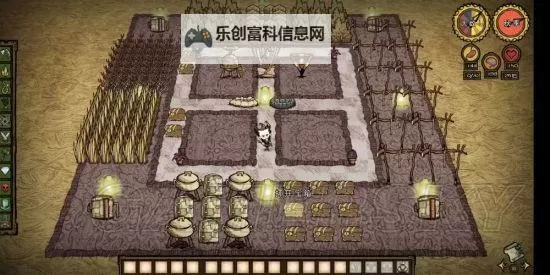 《饥荒》对称月台基地建设布局图 月台基地怎么建图1