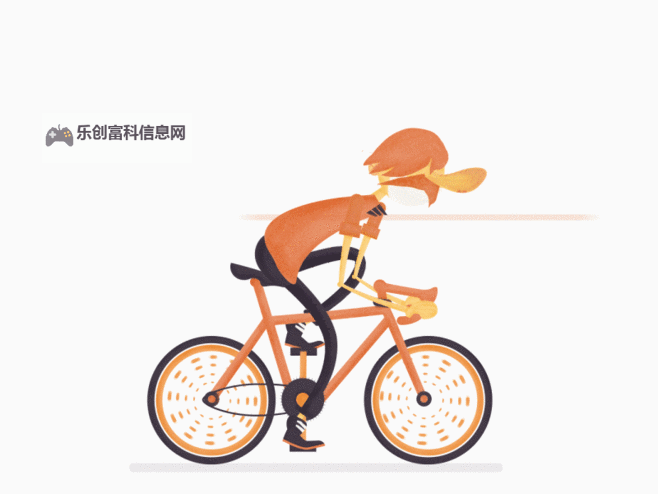 晨风中的自行车小故事黄色动态图:童年雨后的秘密花园图1