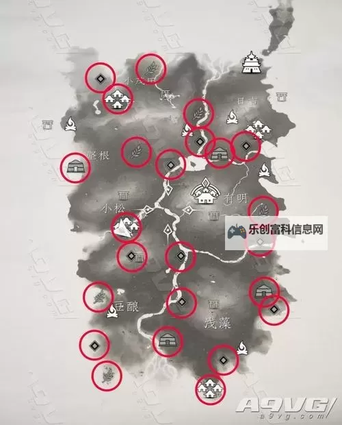 对马岛之魂互动地图上线 对马岛之魂全收集互动地图图1
